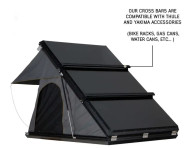 Dodatni prtljažnik (roof rack) za strešni šotor s trdim alu ohišjem