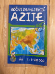 PRODAM ROČNI ZEMLJEVID AZIJE, plastificiran zemljevid