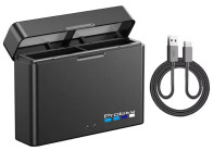 Polnilnik, shranjevalnik baterij za DJI Action kamere