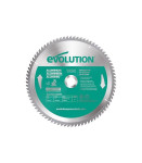 EVOLUTION Žagin list, 255mm, 80 zob, za aluminij
