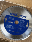 EVOLUTION list za rezanje železa z karbidnimi nastavki 225mm