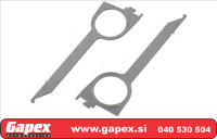 Vilice za demontažo avtoradia - Becker