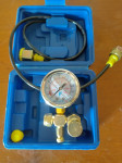 ventil in manometer za polnenje hidravličnih kladiv s plinom