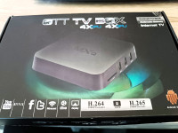 MXQ OTT Android 4.4 TV Box Internet TV 4x CPU 4x GPU H.264 H.265 1080P