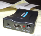 Pretvornik Konverter Adapter Scart na HDMI ali HDMI na Scart