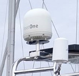 SAILOR Fleet One Satellite Terminal + Thrane IP Handset