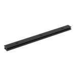 Selden Track 30 30 mm Normalna aluminijska crna staza 2500 mm-443-001-