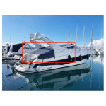 Sessa Marine C42 Cockpit Cockpit Pokrij plava - 048088B