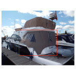 Sessa Marine Fly 40 SUNBRELLA AFT COCKPIT COVER BEIGE - 048115F