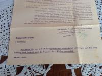 Odlično ohranjen dokument iz leta 1942 s pripisom,da g.Krmelj Jakob ni