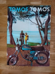 Tomos: plakat Tomos Sprint 1975 + 7 letakov/brošur