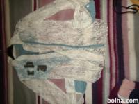 Bluza- prosojna v videzu čipke, vezenine, REPLAY, VEL.S