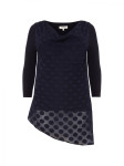 NOVA Z ETIKETAMI Bluza - Majica Temno Modra Studio 8 vel. 48