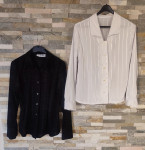 Bluze - bela in črna 36