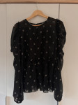 Črna bluza s srebrnimi lobanjami:) Kot NOVA, znamke ANIYE BY