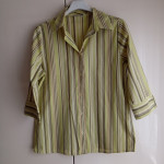 VUNIC ZELENO ČRTASTA BLUZA 40