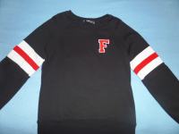 Majica - bombažna, črna s črtami, št. 170 (1x oblečena)