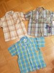 3x srajca + majica dolgi rokav + bermuda vel. 92 (pkt 452)