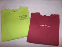 Majici z dolgimi rokavi, št. 170/176 (1x oblečeni, obe skupaj 12 eur)