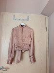 Boohoo saten top S/M