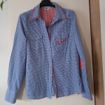 Distler modro karo srajca 38/40