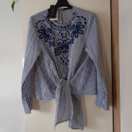 ZARA NOVA MODRO ČRTASTA SRAJCA Z ETIKETO L