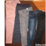 5 dekliških dolgih hlač, vel. 8-10 let