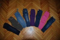 Hlače, trenerke, pajkice, jeans št. 86, 92