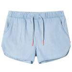 Otroške kratke hlače nežna džins modra 116
