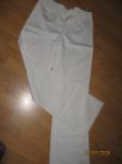 Bele ženske hlače št. 38