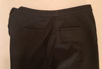 Massimo Dutti črne, elastične hlače, pajkice 36-S, 1x oblečene
