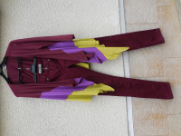 NOV RDEČ KOMPLET HLAČE IN JOPICA 36/38