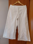 Prodam široke bele hlače znamke S'Oliver številka 42