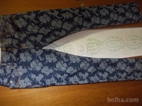 Rožnate jeans hlače DENIM VEL.34, NOVO