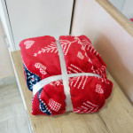 NOVO - ( 2x ) Odeja BOŽIČNA ODEJA - ( Praznična odeja )