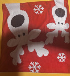 Prevleka za blazino z božičnim motivom - 4 KOM