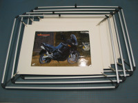 Alu okvirji za slike, 4 kosi, rabljeni, a kot novi, prodam