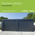 Garaža dvojna 6x5,5m