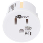 Goobay potovalni adapter ZDA/Japonska na EU (bela barva) 45351