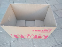 karton škatle kartonska embalaža kartonski zaboj za selitev transport