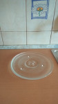 Krožnik steklen mikrovalovna pečica fi -27 cm