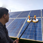 Krtača za čiščenje panelov - fotovoltaike