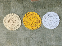 KVAČKANI PRTIČKI, 3 RAZLIČNE BARVE