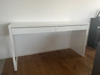 Pisalna miza, IKEA Micke, bela, 142x50 cm