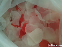 Poroka - poročna dekoracija - lističi za dekoracijo, posip