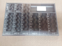 Prenosna plošča za kovance pvc