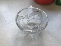 Steklena kristalna posoda Rogaška premer 15 cm