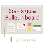 Tabla oglasna deska iz plute z žebljički, tabla za opombe