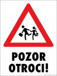 Tabla Pozor otroci