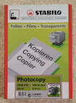 TRANSPARENTNA FOLIJA A4 ZA FOTOKOPIRANJE